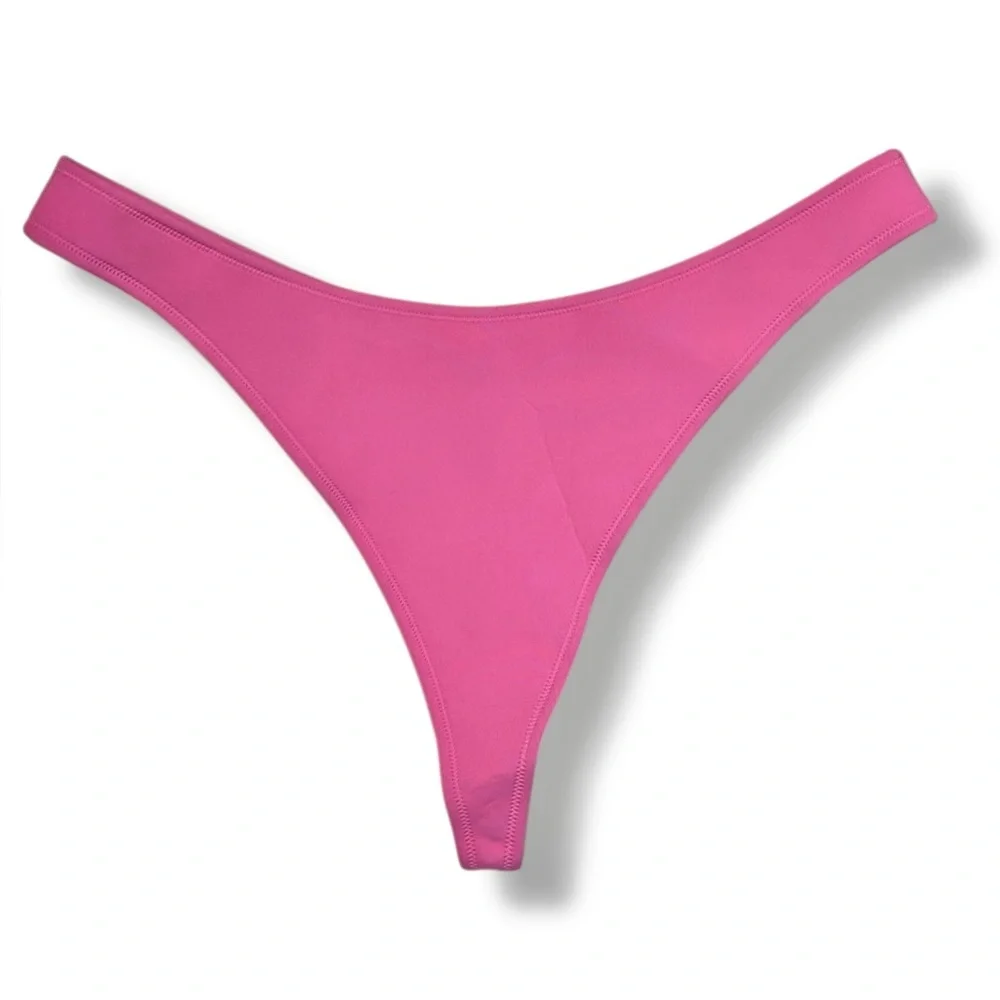 SKIMS Signature Swim Thong Bikini Bottom Pink